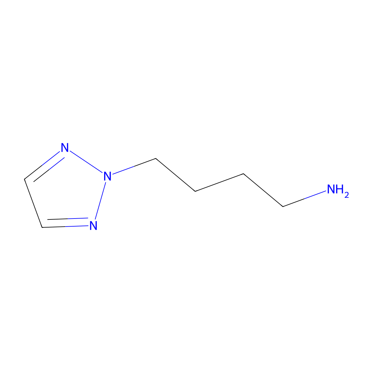 4-(2H-1,2,3-Triazol-2-yl)butan-1-amine molecular structure, CAS 325490-62-8