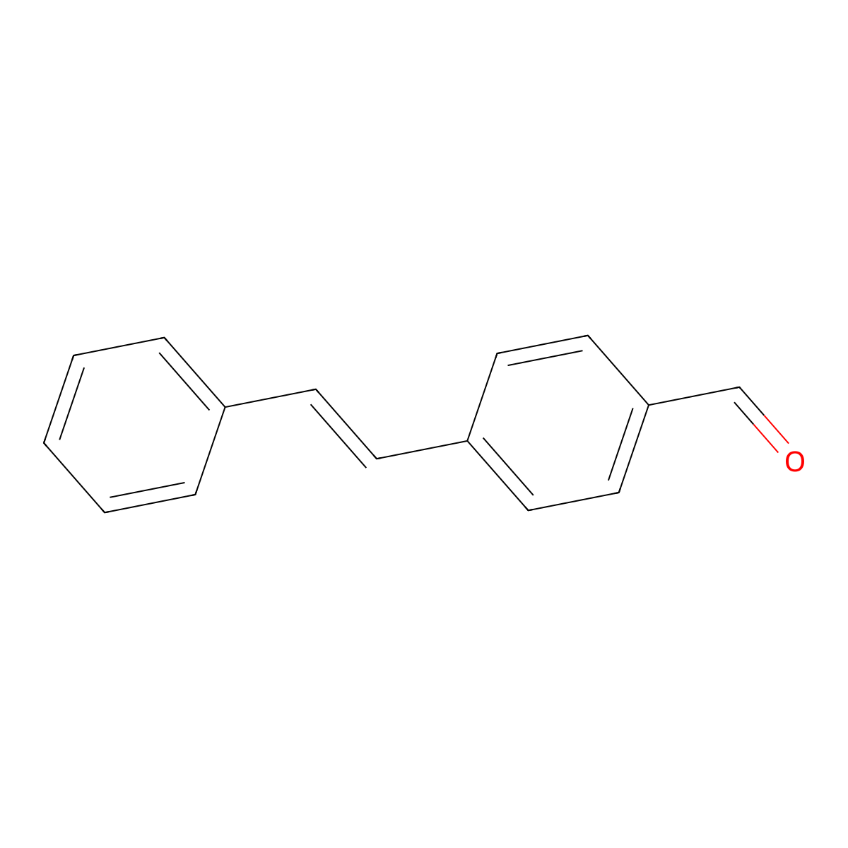 4-Formyl-trans-stilbene molecular structure, CAS 32555-96-7