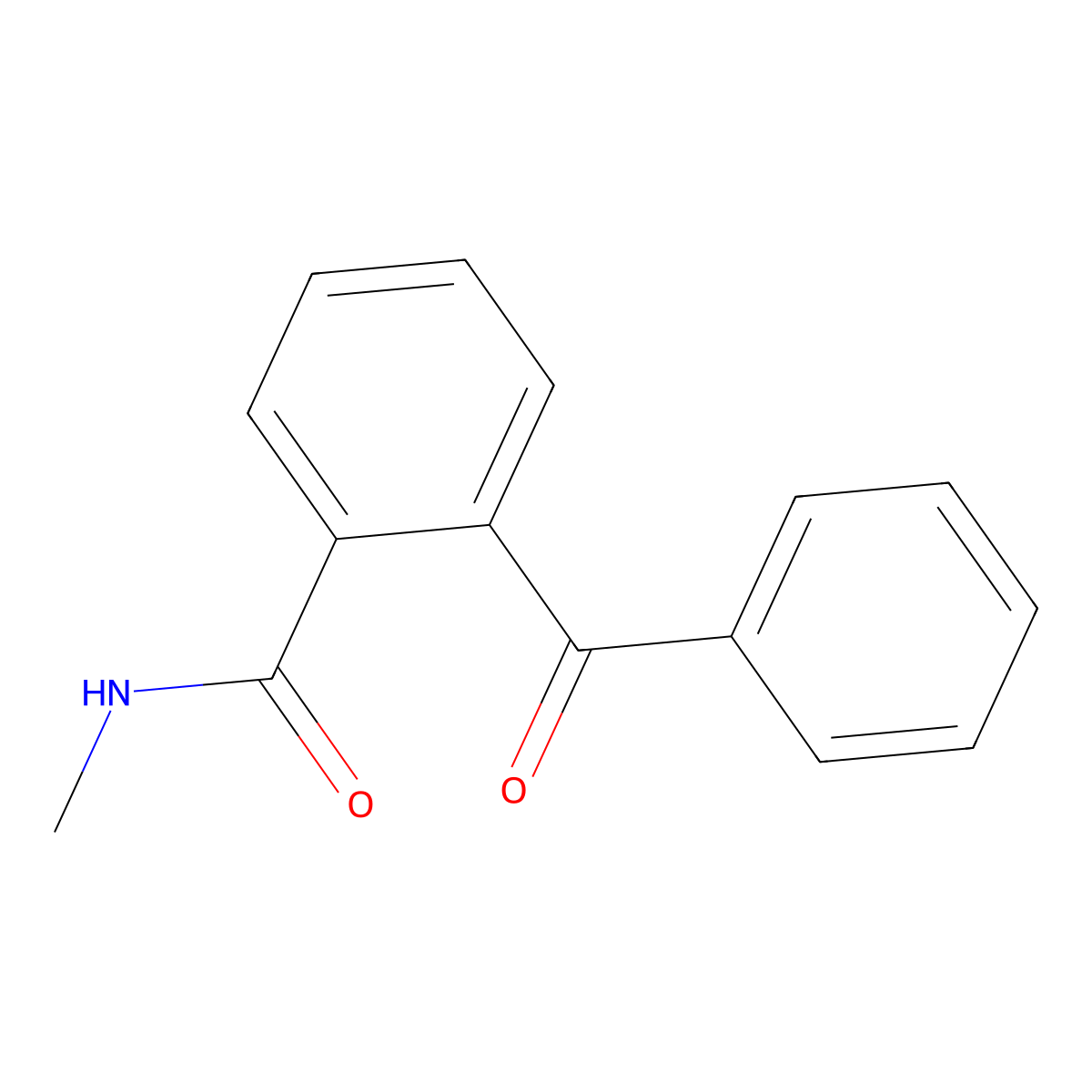 2-Benzoyl-N-methylbenzamide molecular structure, CAS 32557-55-4