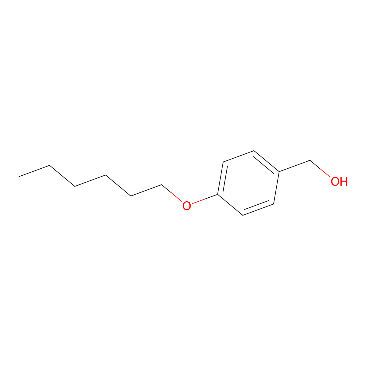 [4-(Hexyloxy)phenyl]methanol molecular structure, CAS 3256-38-0