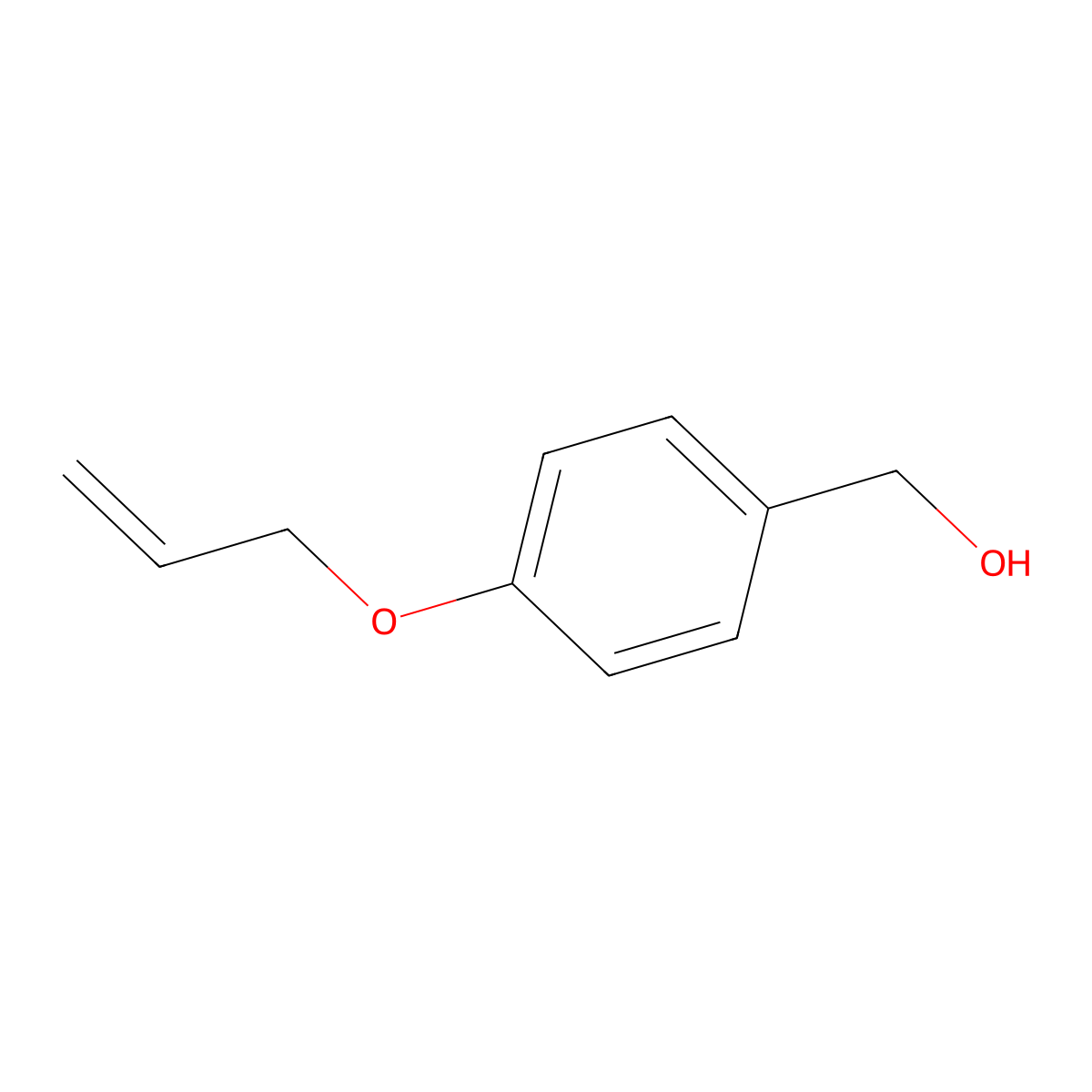 (4-(Prop-2-en-1-yloxy)phenyl)methanol molecular structure, CAS 3256-45-9