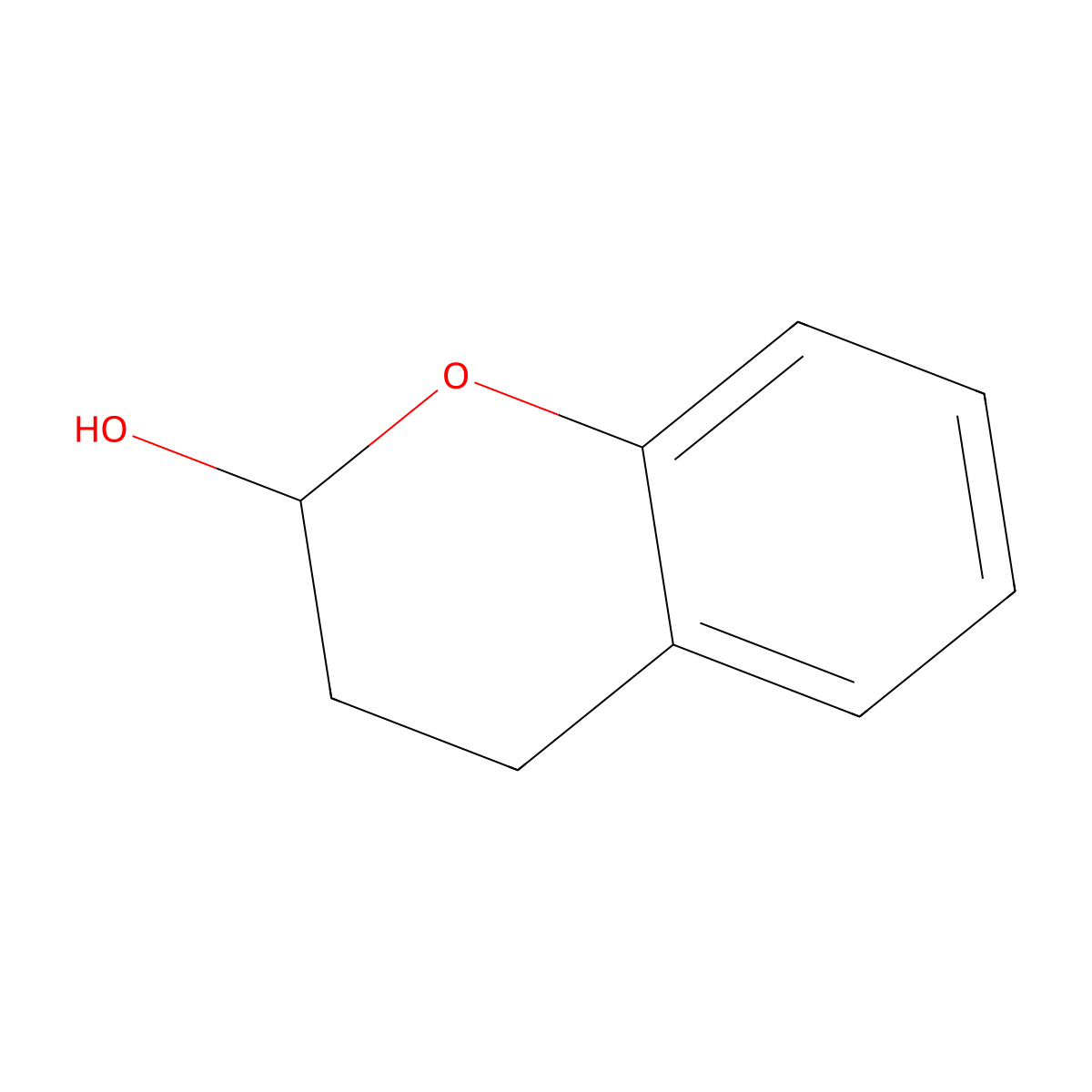 Chroman-2-ol molecular structure, CAS 32560-26-2