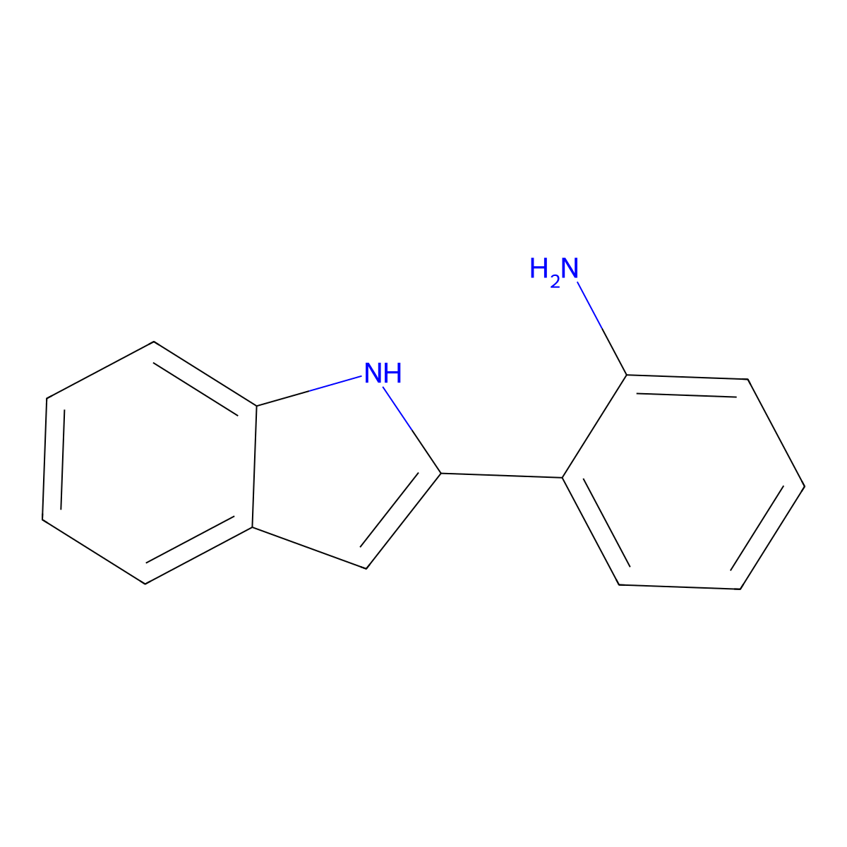 2-(2-Aminophenyl)indole molecular structure, CAS 32566-01-1