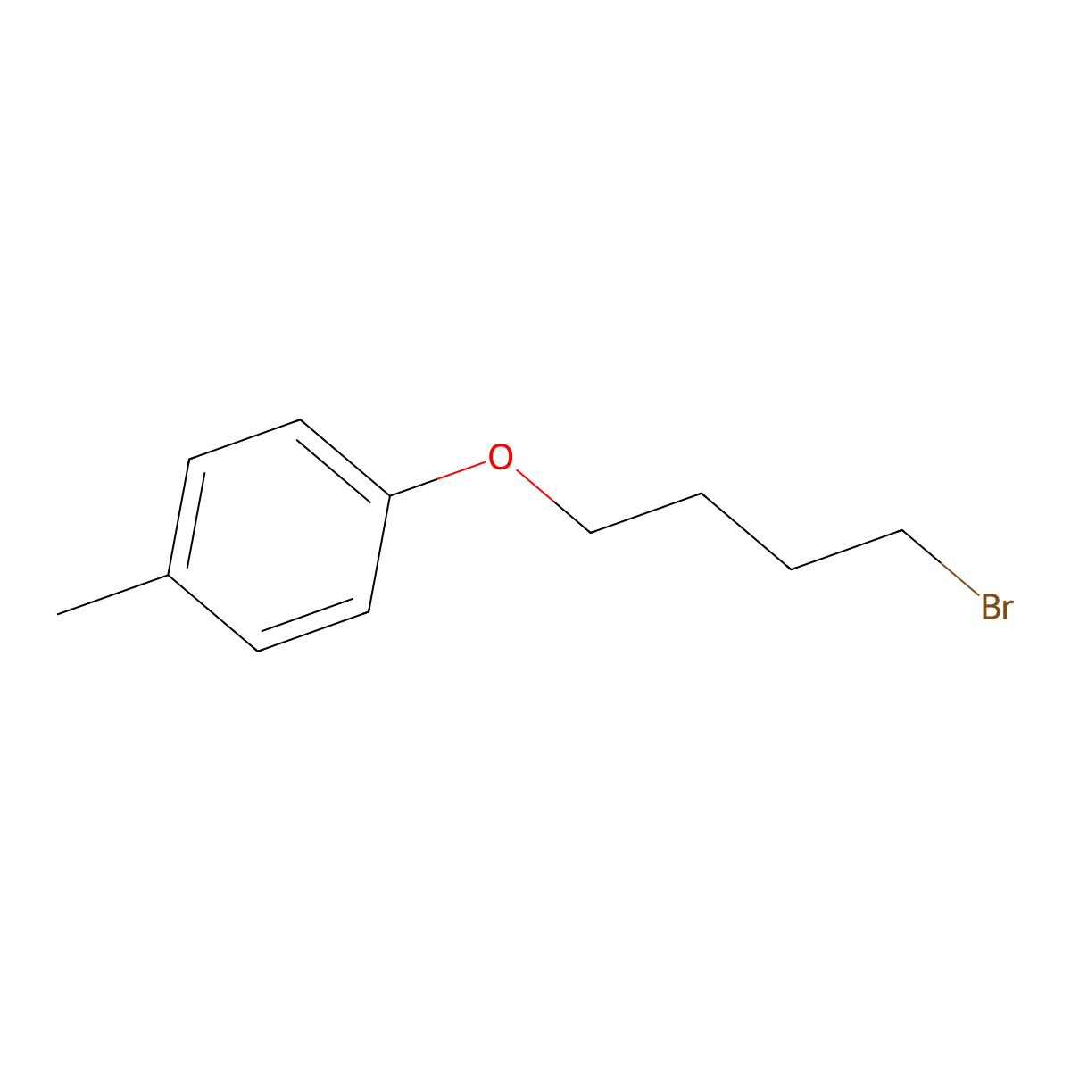 Toluene, p-(4-bromobutoxy)- molecular structure, CAS 3257-49-6