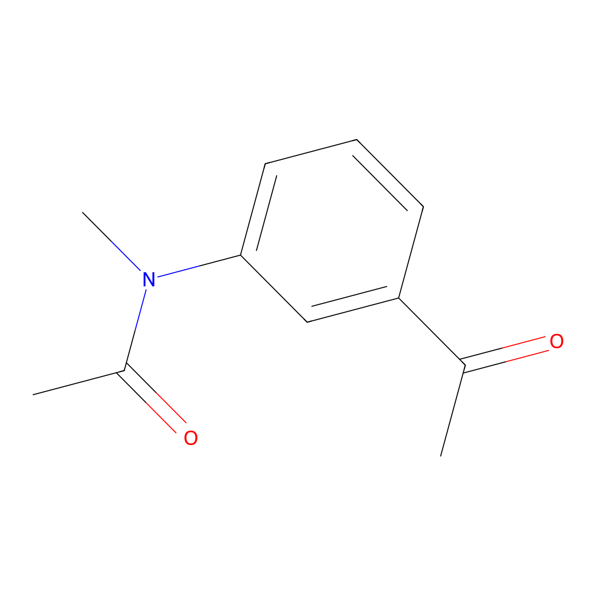 N-(3-Acetylphenyl)-N-methylacetamide molecular structure, CAS 325715-13-7