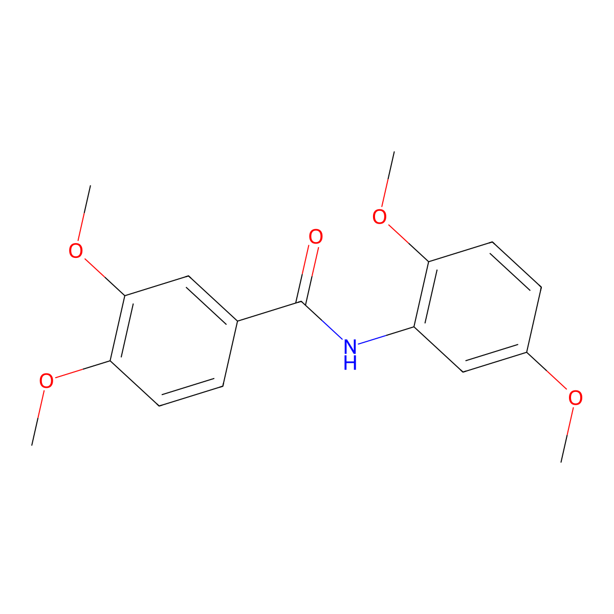 N-(2,5-dimethoxyphenyl)-3,4-dimethoxybenzamide molecular structure, CAS 325739-21-7