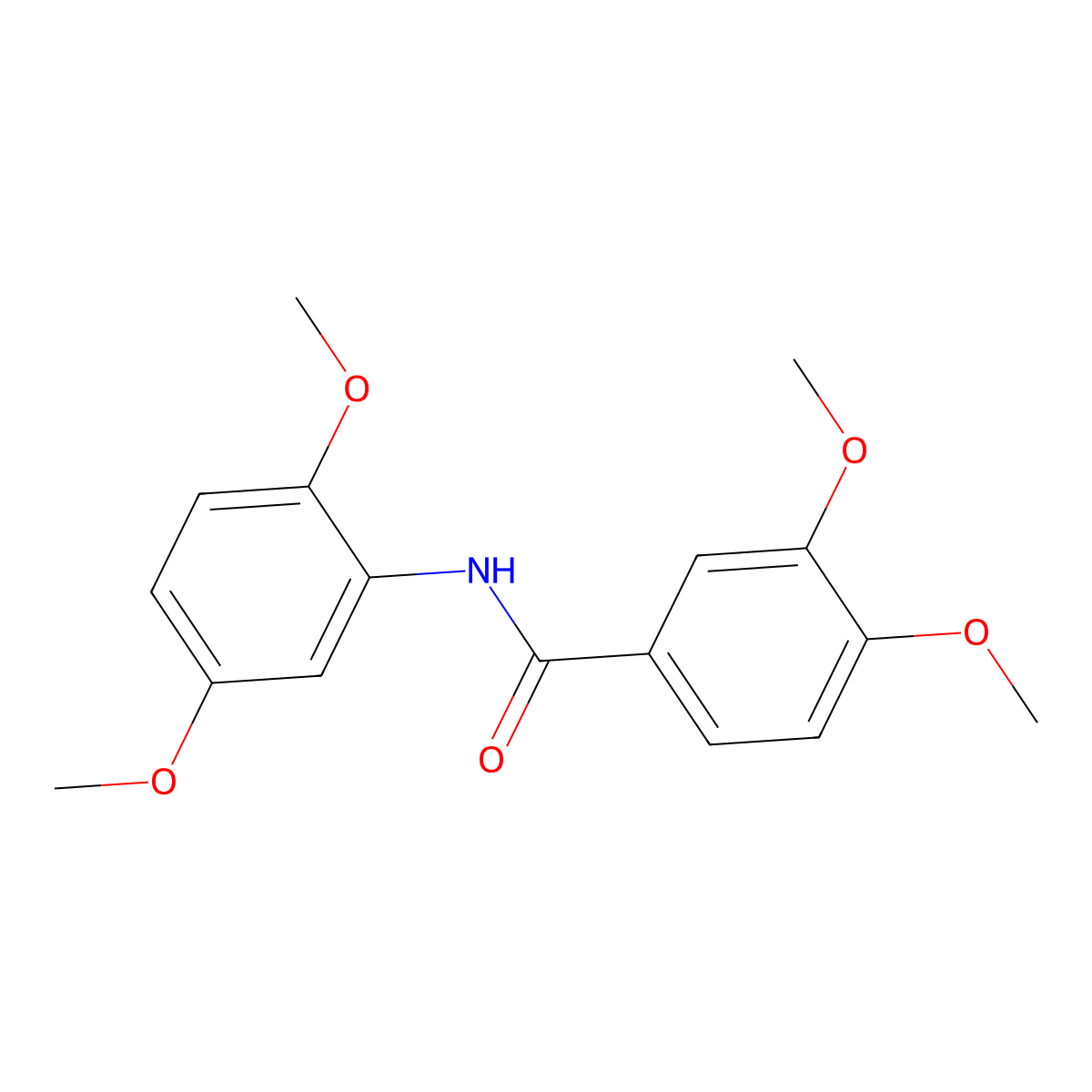N-(2,5-dimethoxyphenyl)-3,4-dimethoxybenzamide molecular structure, CAS 325739-21-7