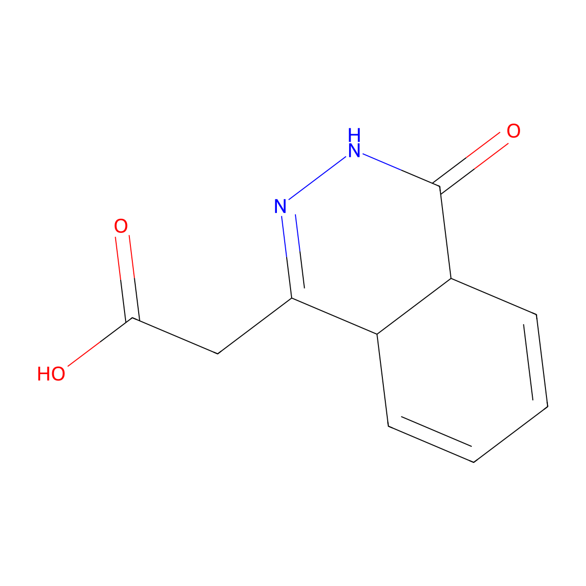 4-(Carboxymethyl)-1(2H)-phthalazinone molecular structure, CAS 325747-33-9