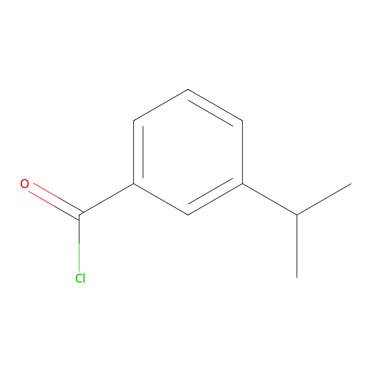 3-Isopropylbenzoyl chloride molecular structure, CAS 325770-58-9