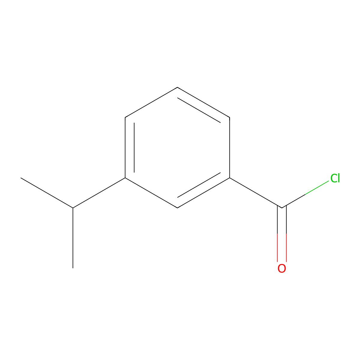 3-Isopropylbenzoyl chloride molecular structure, CAS 325770-58-9