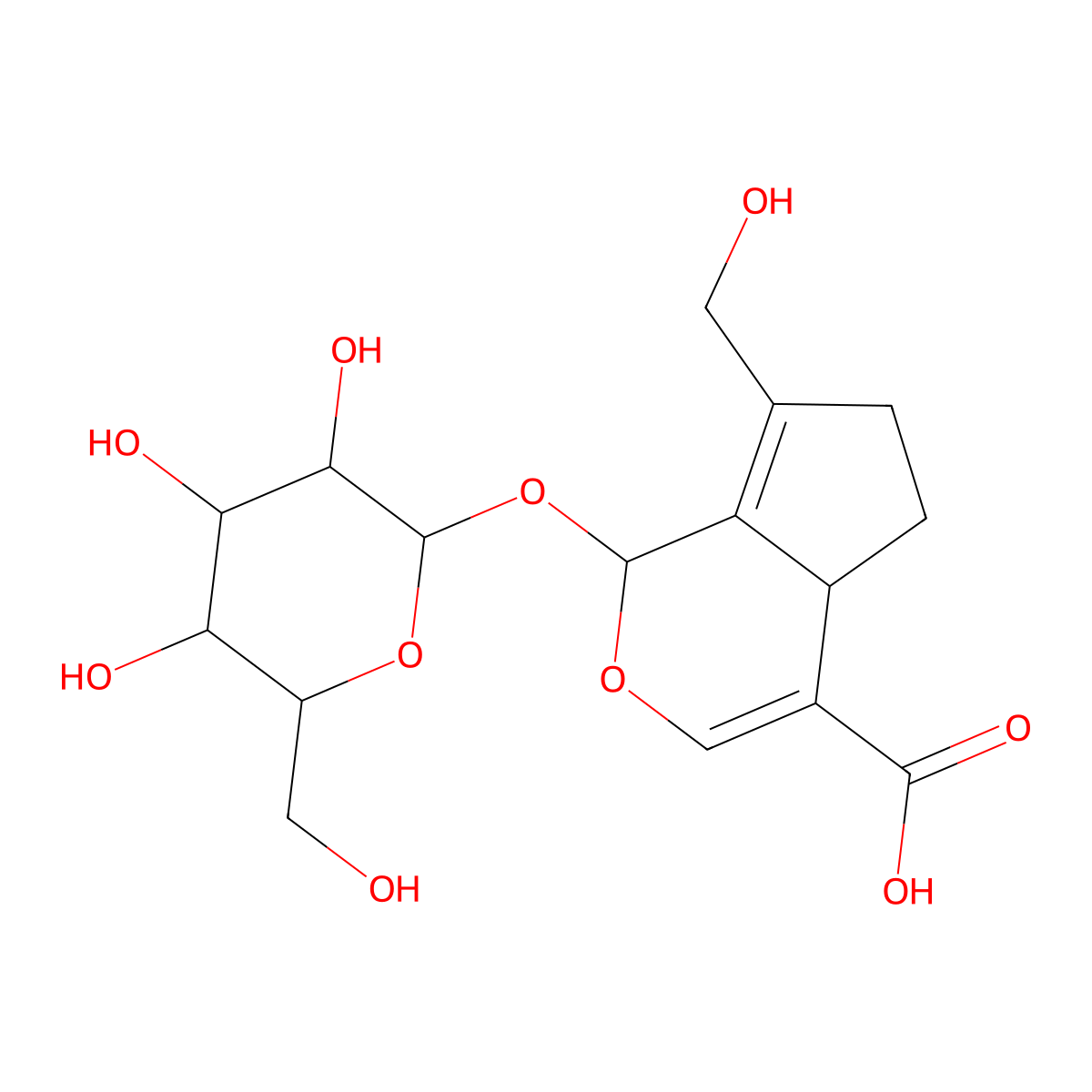 Arborescosidic acid molecular structure, CAS 325798-51-4