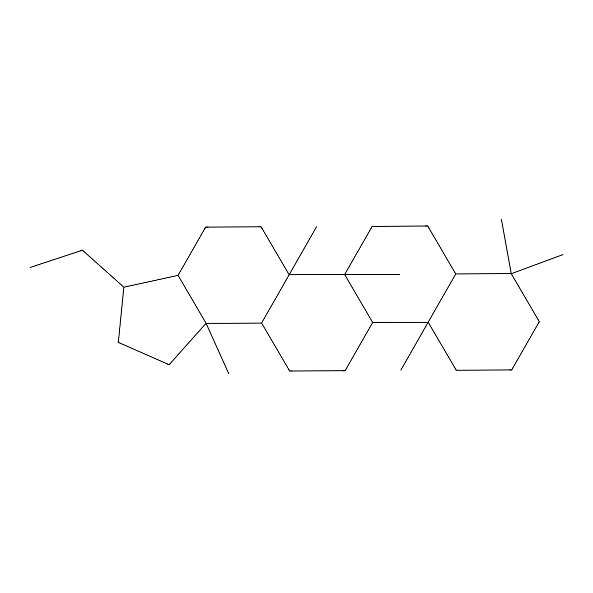A'-Neo-30-norgammacerane molecular structure, CAS 3258-87-5