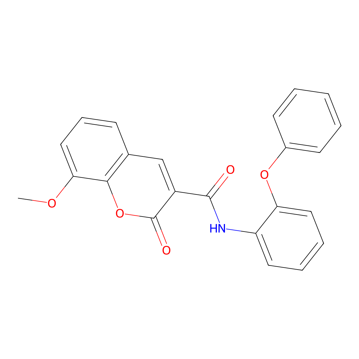 8-methoxy-2-oxo-N-(2-phenoxyphenyl)chromene-3-carboxamide molecular structure, CAS 325803-48-3