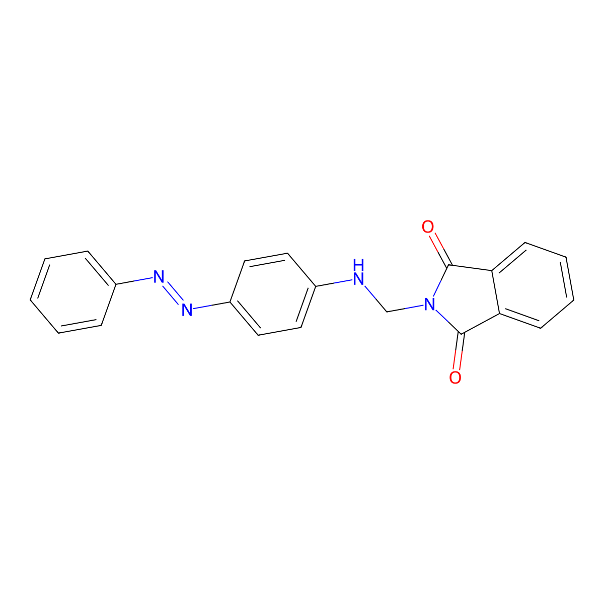 2-({[4-(phenyldiazenyl)phenyl]amino}methyl)-1H-isoindole-1,3(2H)-dione molecular structure, CAS 325806-93-7