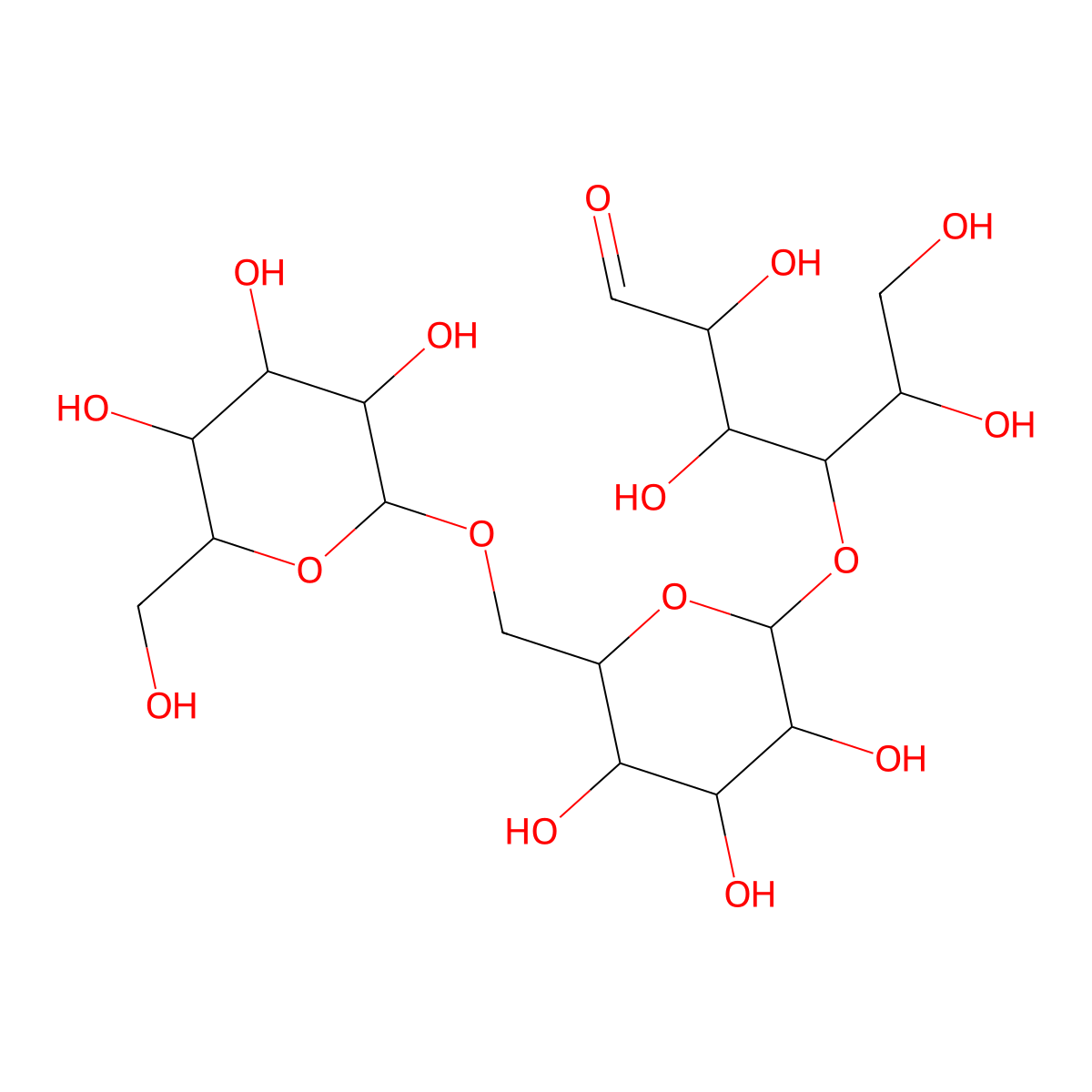 6'-Galactosyllactose molecular structure, CAS 32581-31-0