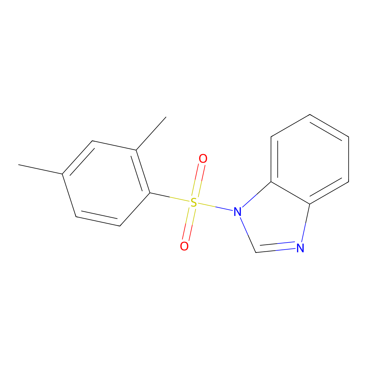 1-(2,4-Dimethyl-benzenesulfonyl)-1H-benzoimidazole molecular structure, CAS 325810-52-4