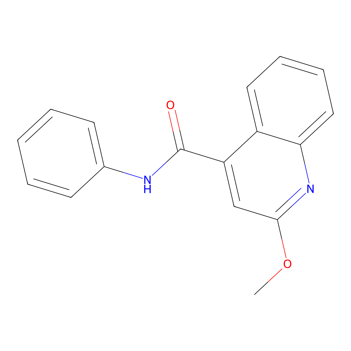 2-methoxy-N-phenylquinoline-4-carboxamide molecular structure, CAS 325822-18-2