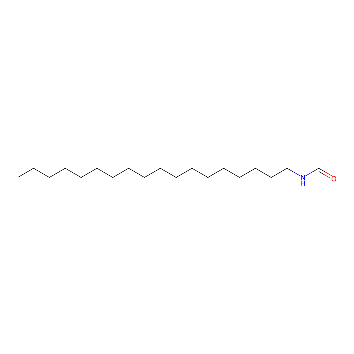 n-Octadecylformamide molecular structure, CAS 32585-06-1