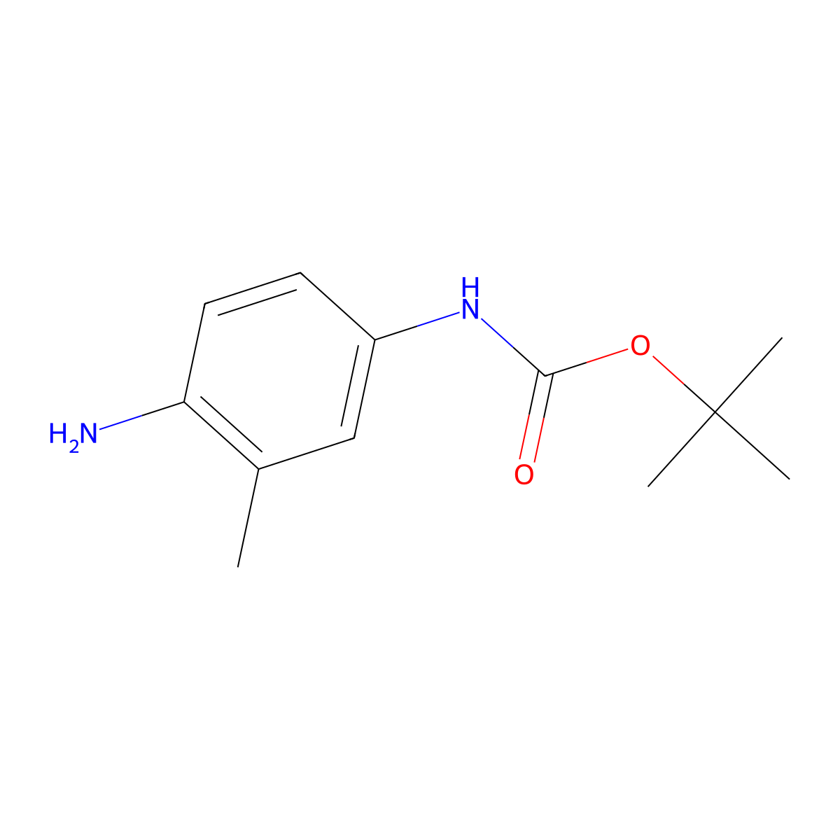 tert-butyl N-(4-amino-3-methylphenyl)carbamate molecular structure, CAS 325953-41-1