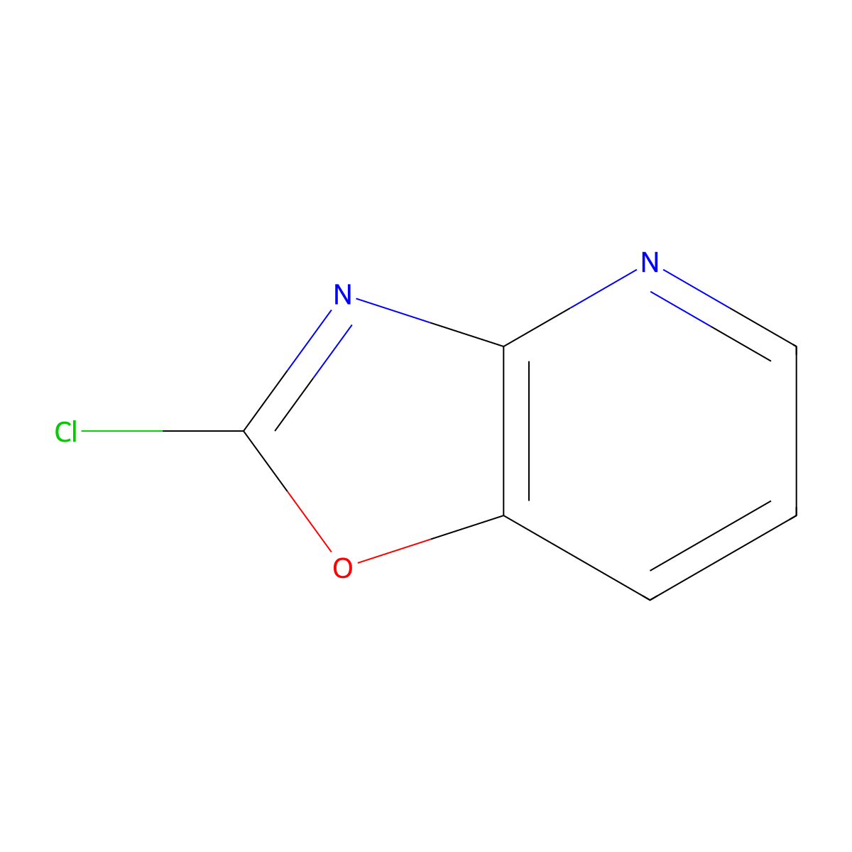 2-Chlorooxazolo[4,5-b]pyridine molecular structure, CAS 325976-45-2