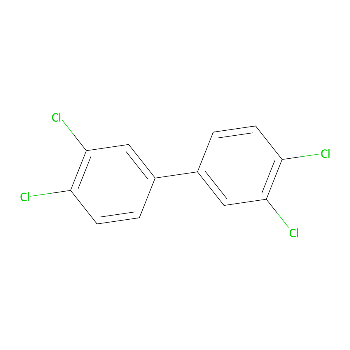 Pcb 77 molecular structure, CAS 32598-13-3