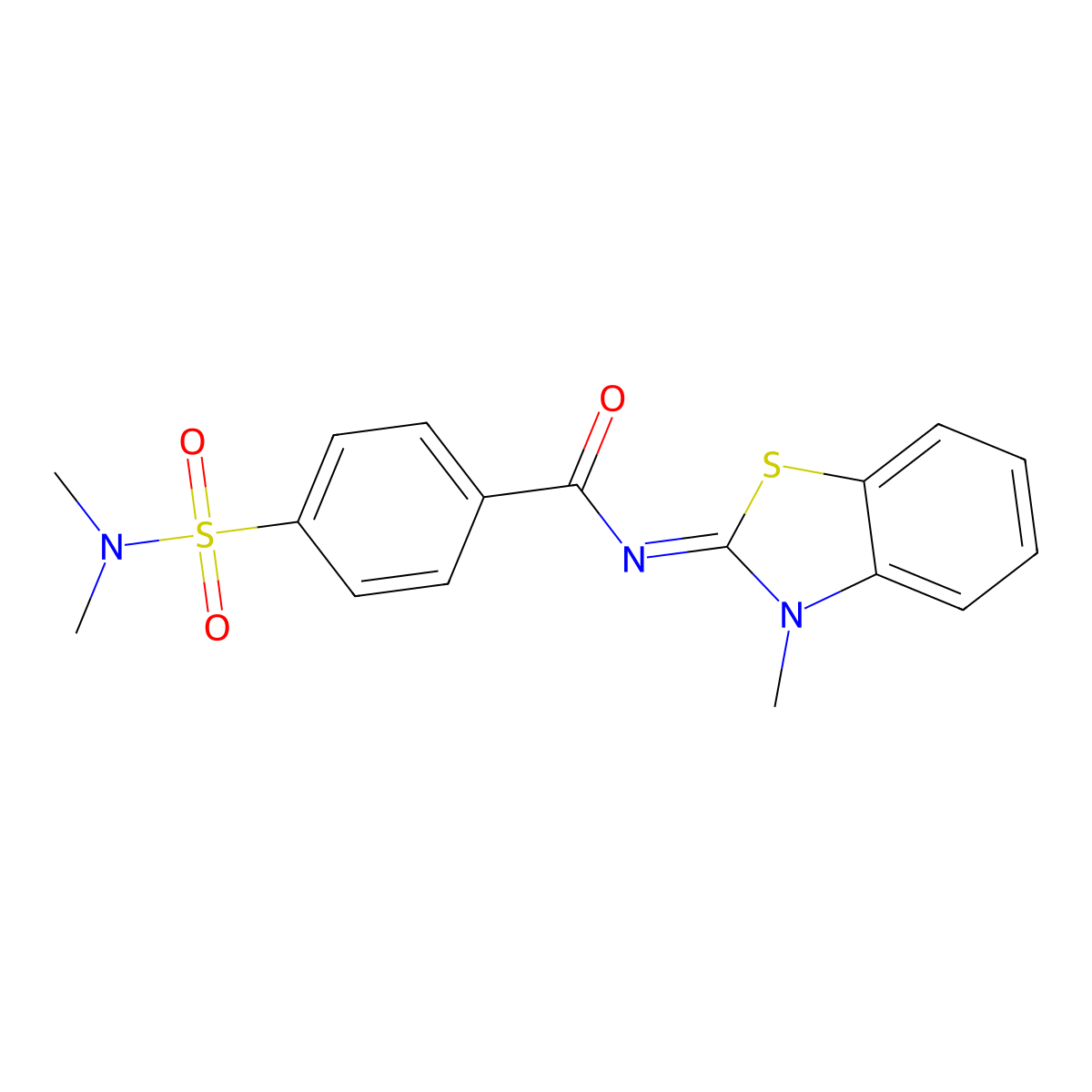 (E)-4-(N,N-dimethylsulfamoyl)-N-(3-methylbenzo[d]thiazol-2(3H)-ylidene)benzamide molecular structure, CAS 325987-75-5