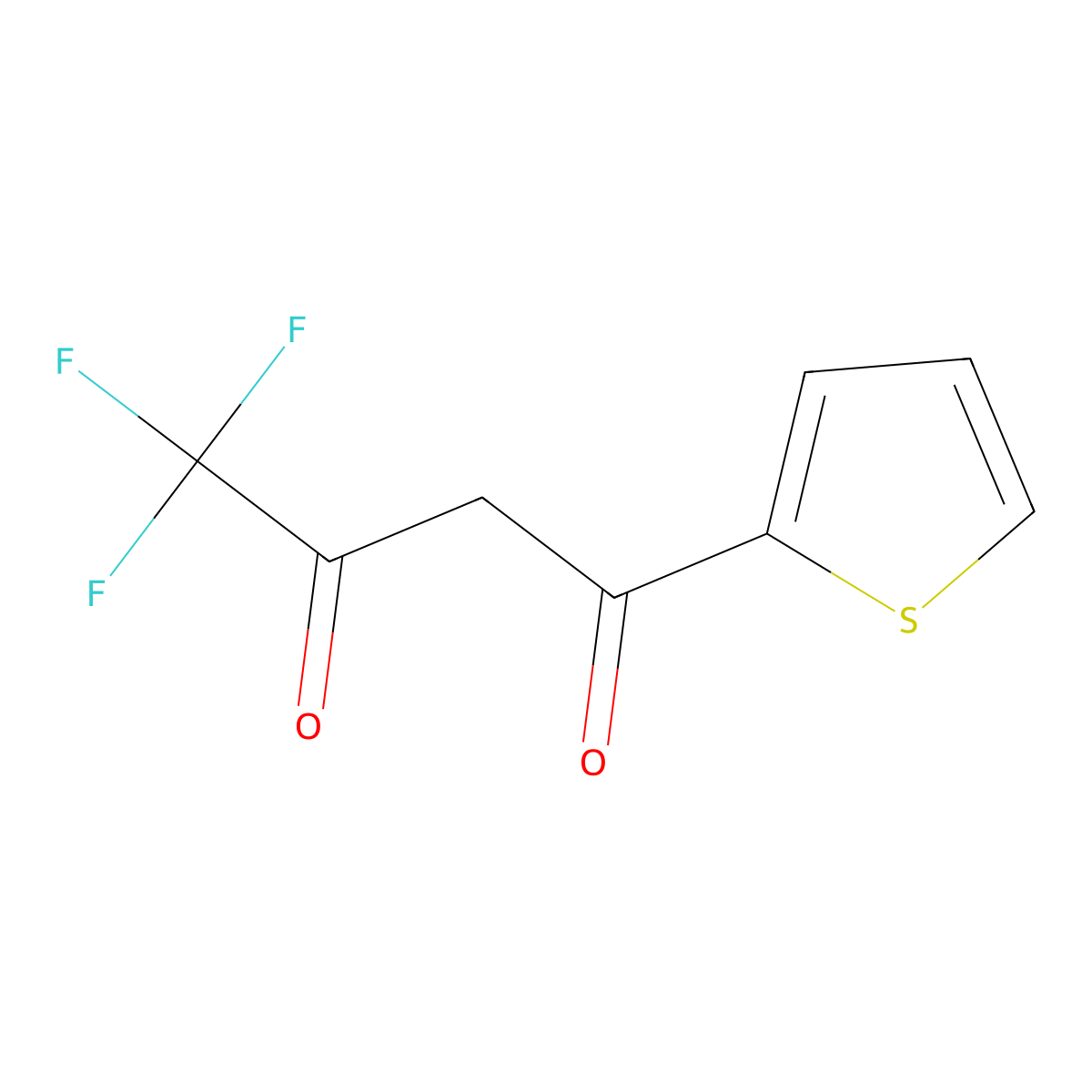 2-Thenoyltrifluoroacetone , 2-Thenoyltrifluoroacetone molecular structure, CAS 326-91-0