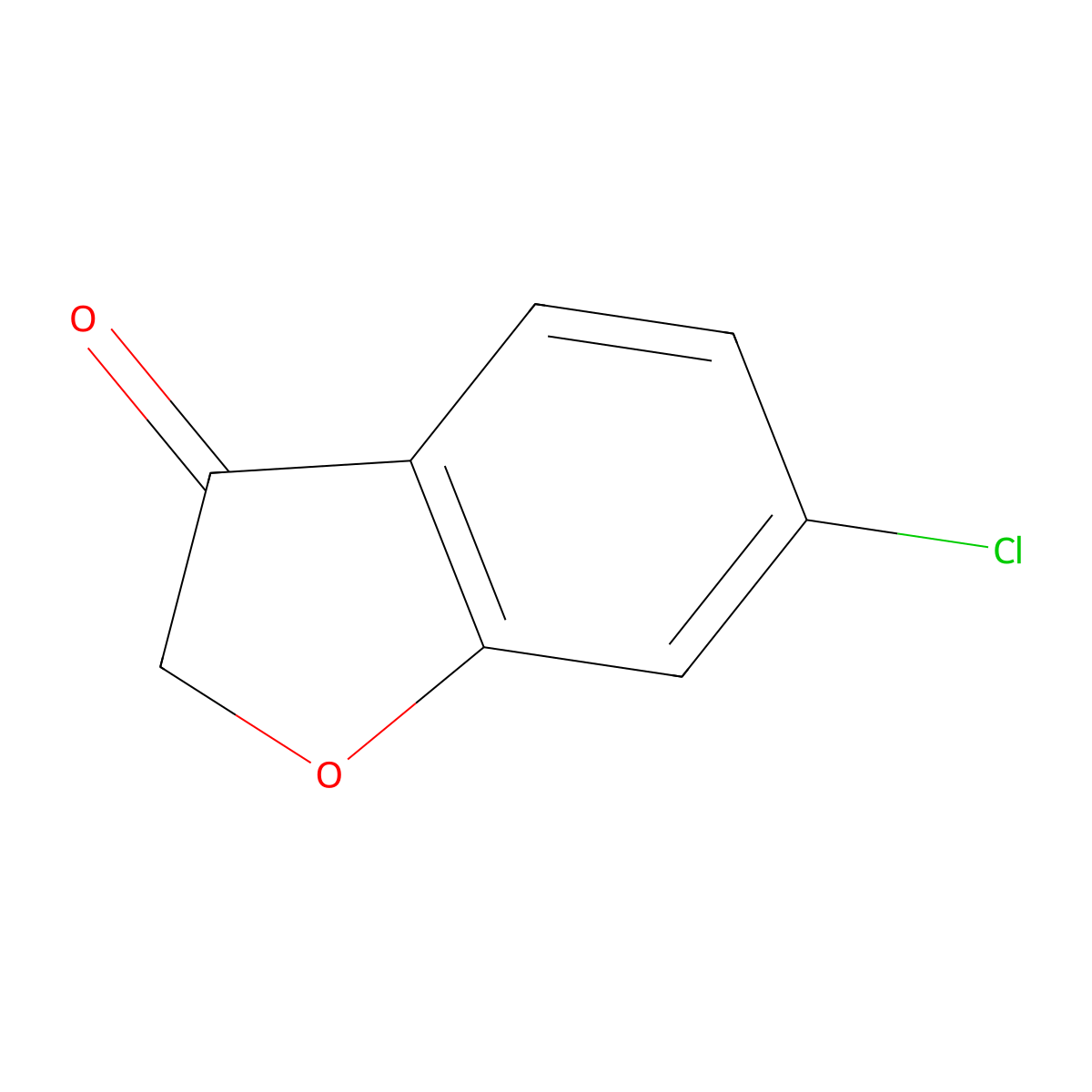 6-Chloro-3-Benzofuranone molecular structure, CAS 3260-78-4