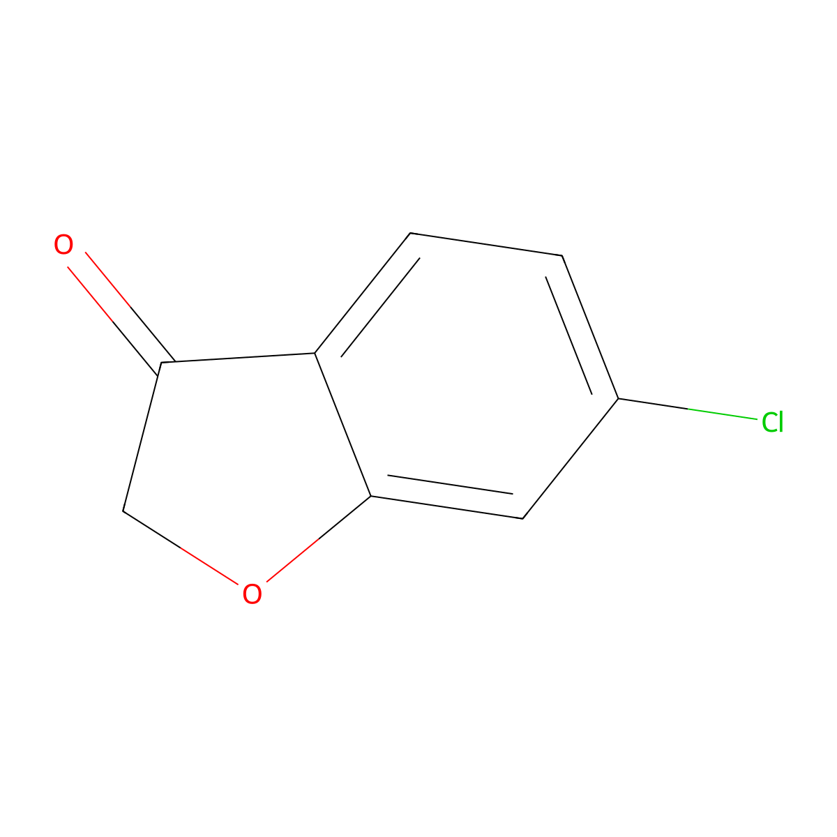 6-Chloro-3-Benzofuranone molecular structure, CAS 3260-78-4