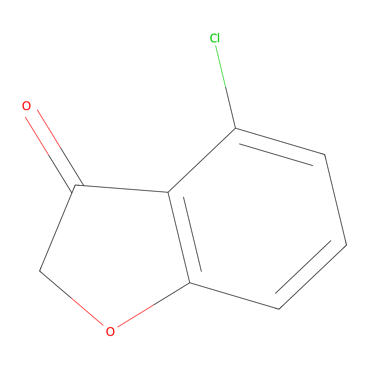 4-Chloro-3(2H)-benzofuranone molecular structure, CAS 3260-90-0