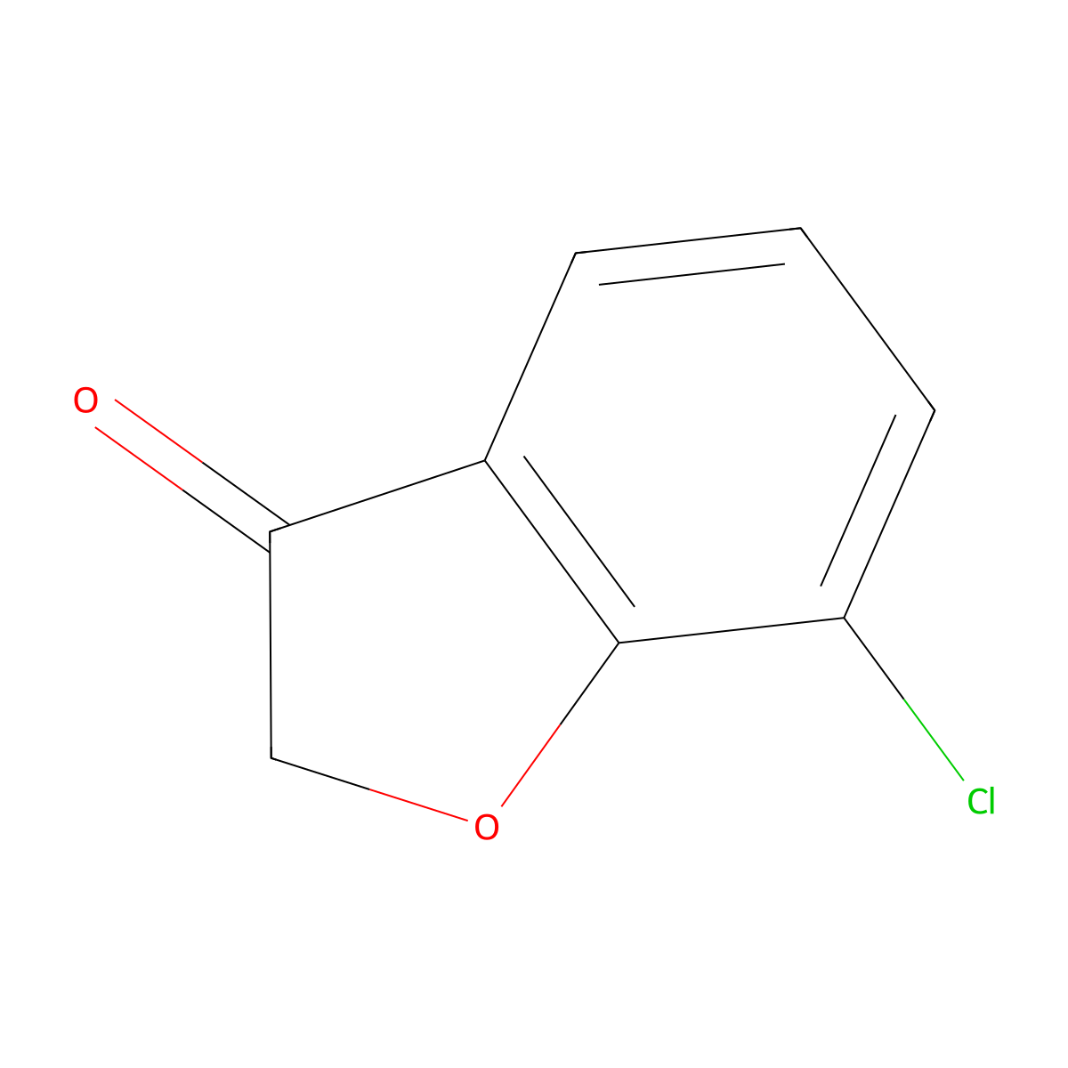 7-Chloro-3(2H)-benzofuranone molecular structure, CAS 3260-94-4