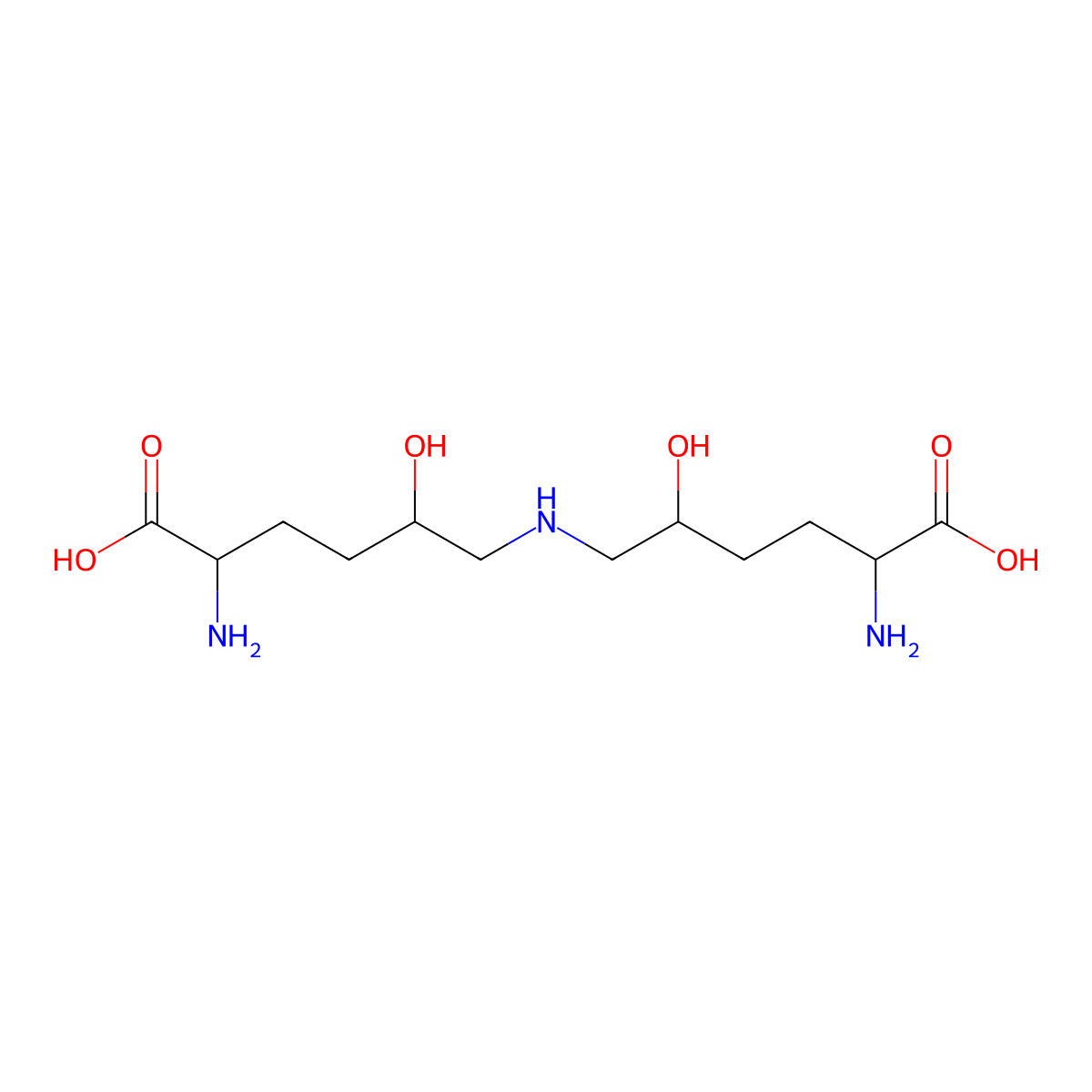 5,5'-Dihydroxylysylnorleucine molecular structure, CAS 32619-23-1