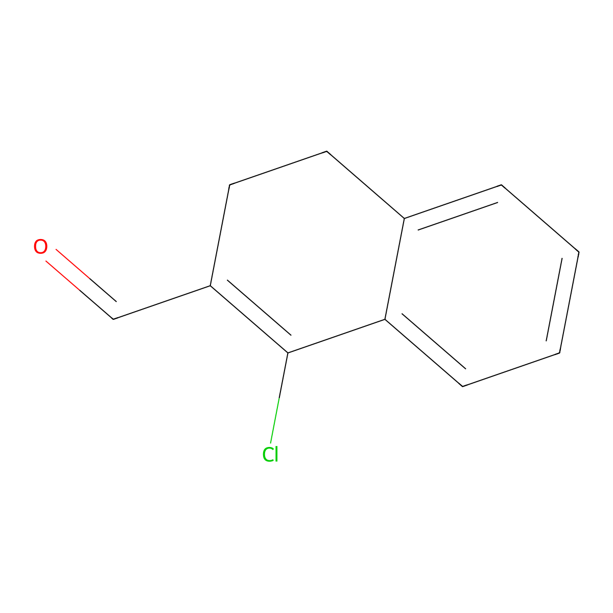 1-Chloro-3,4-dihydronaphthalene-2-carboxaldehyde molecular structure, CAS 3262-03-1