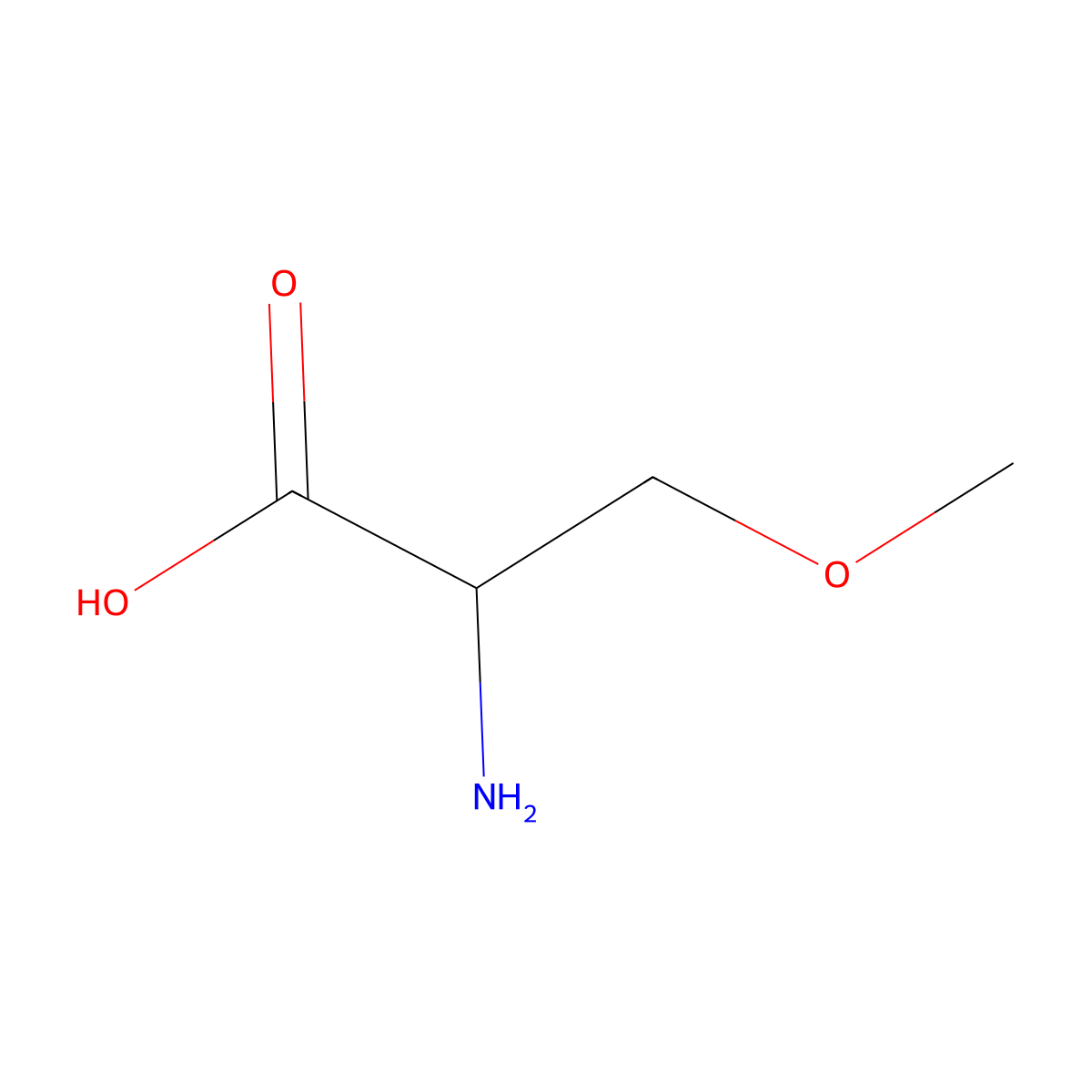 O-Methylserine molecular structure, CAS 32620-11-4