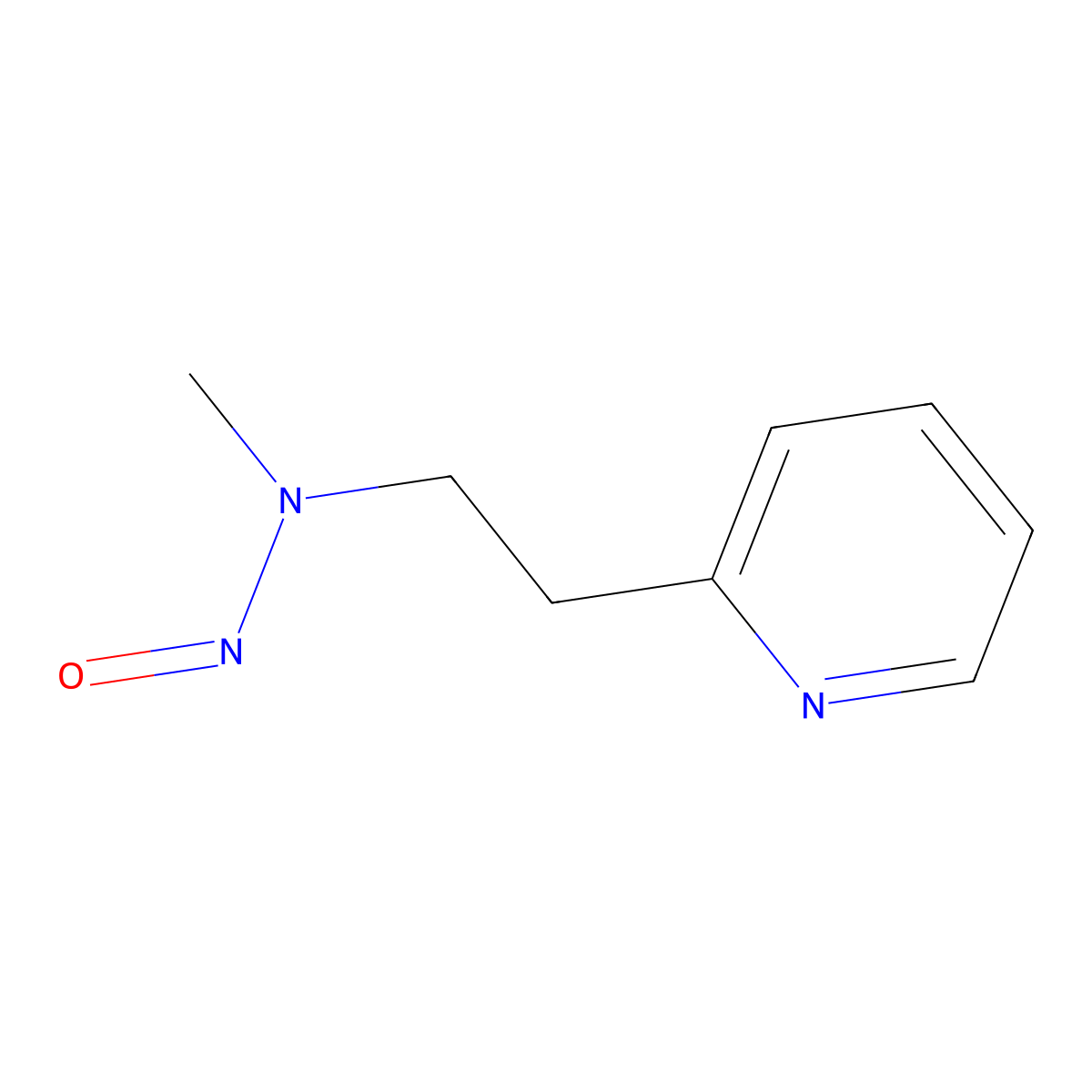 N-Nitroso Betahistine molecular structure, CAS 32635-81-7