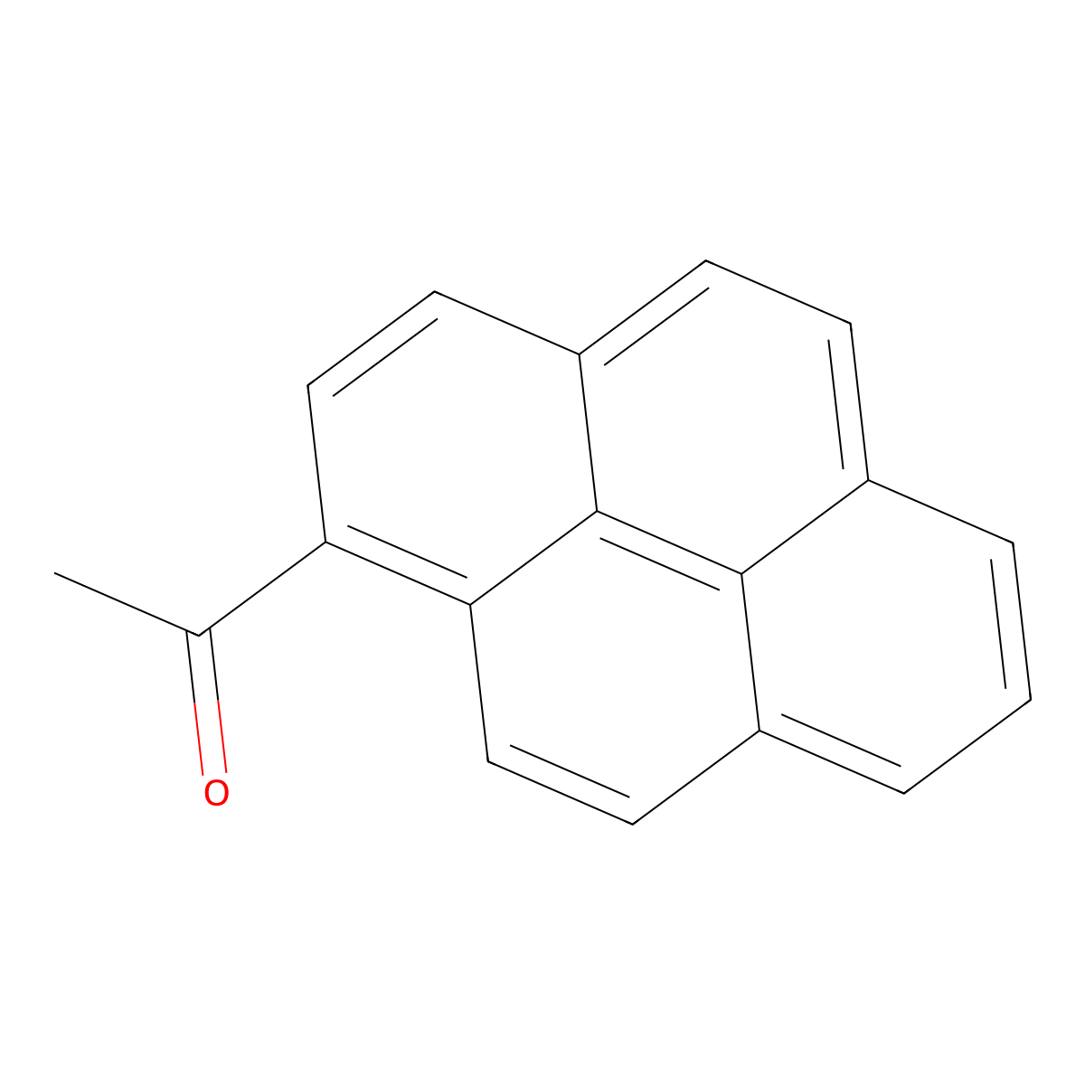 1-Acetylpyrene molecular structure, CAS 3264-21-9