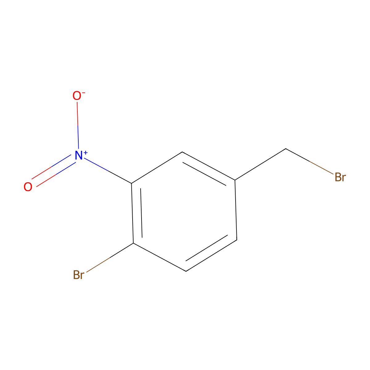 4-Bromo-3-nitrobenzyl bromide molecular structure, CAS 326595-66-8