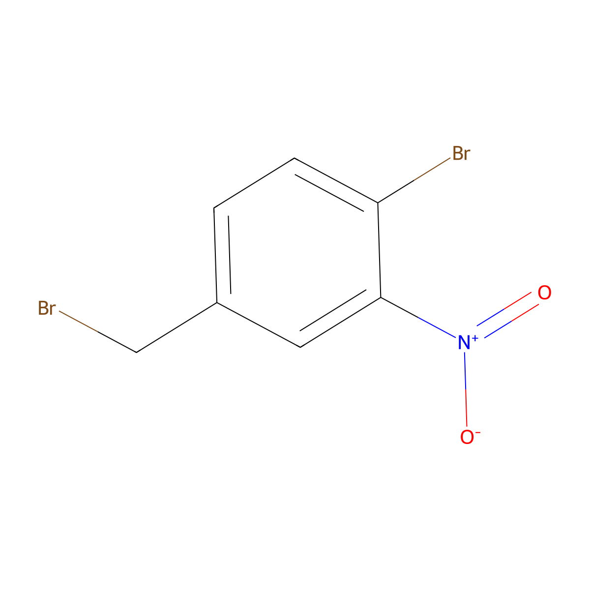 4-Bromo-3-nitrobenzyl bromide molecular structure, CAS 326595-66-8