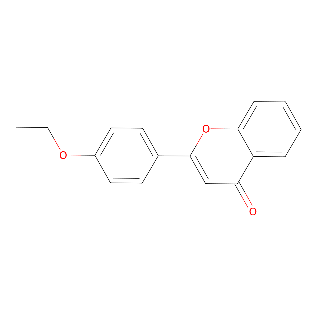 2-(4-ethoxyphenyl)-4H-chromen-4-one molecular structure, CAS 326621-64-1