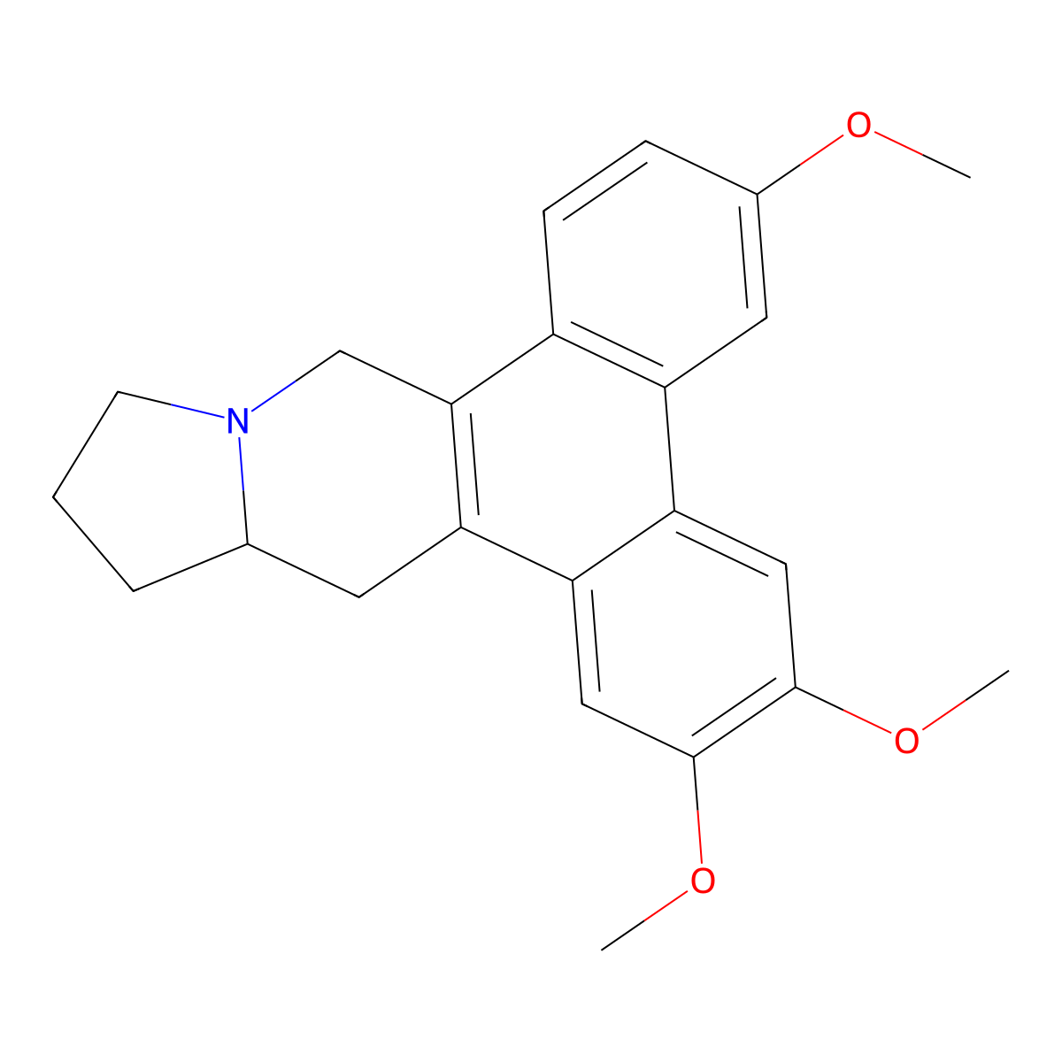 Antofine molecular structure, CAS 32671-82-2