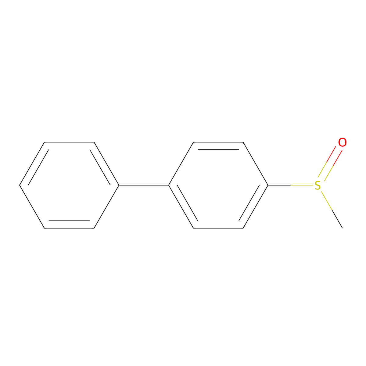 4-(Methylsulfinyl)-1,1'-biphenyl molecular structure, CAS 326809-15-8