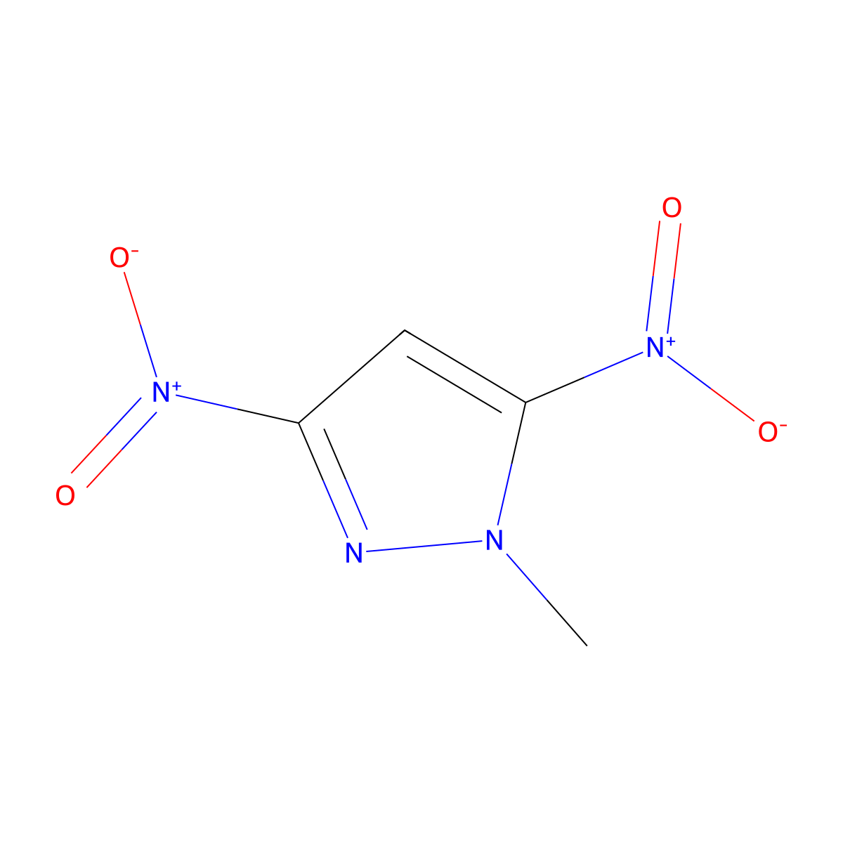 1-Methyl-3,5-dinitropyrazole molecular structure, CAS 32683-48-0