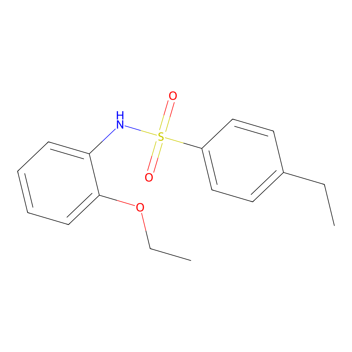 (2-Ethoxyphenyl)[(4-ethylphenyl)sulfonyl]amine molecular structure, CAS 326887-41-6