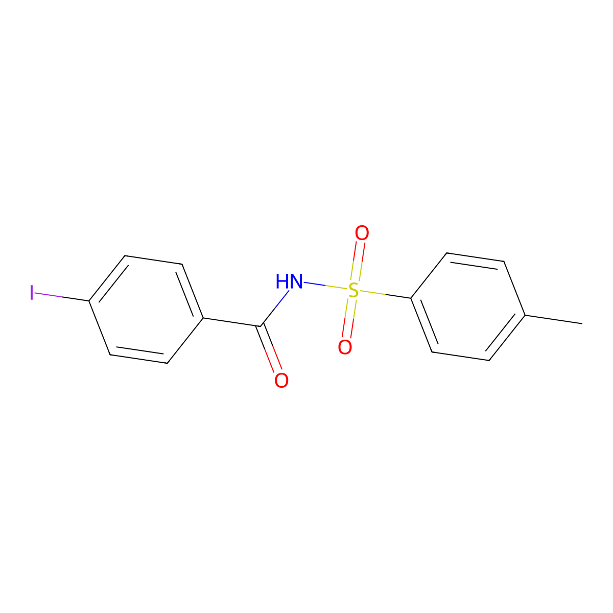 4-iodo-N-tosylbenzamide molecular structure, CAS 326888-45-3