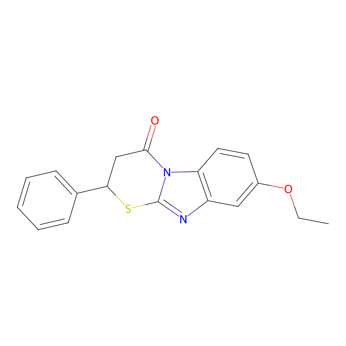 5-Ethoxy-11-phenyl-10-thia-1,8-diazatricyclo[7.4.0.0^{2,7}]trideca-2(7),3,5,8-tetraen-13-one molecular structure, CAS 326889-45-6
