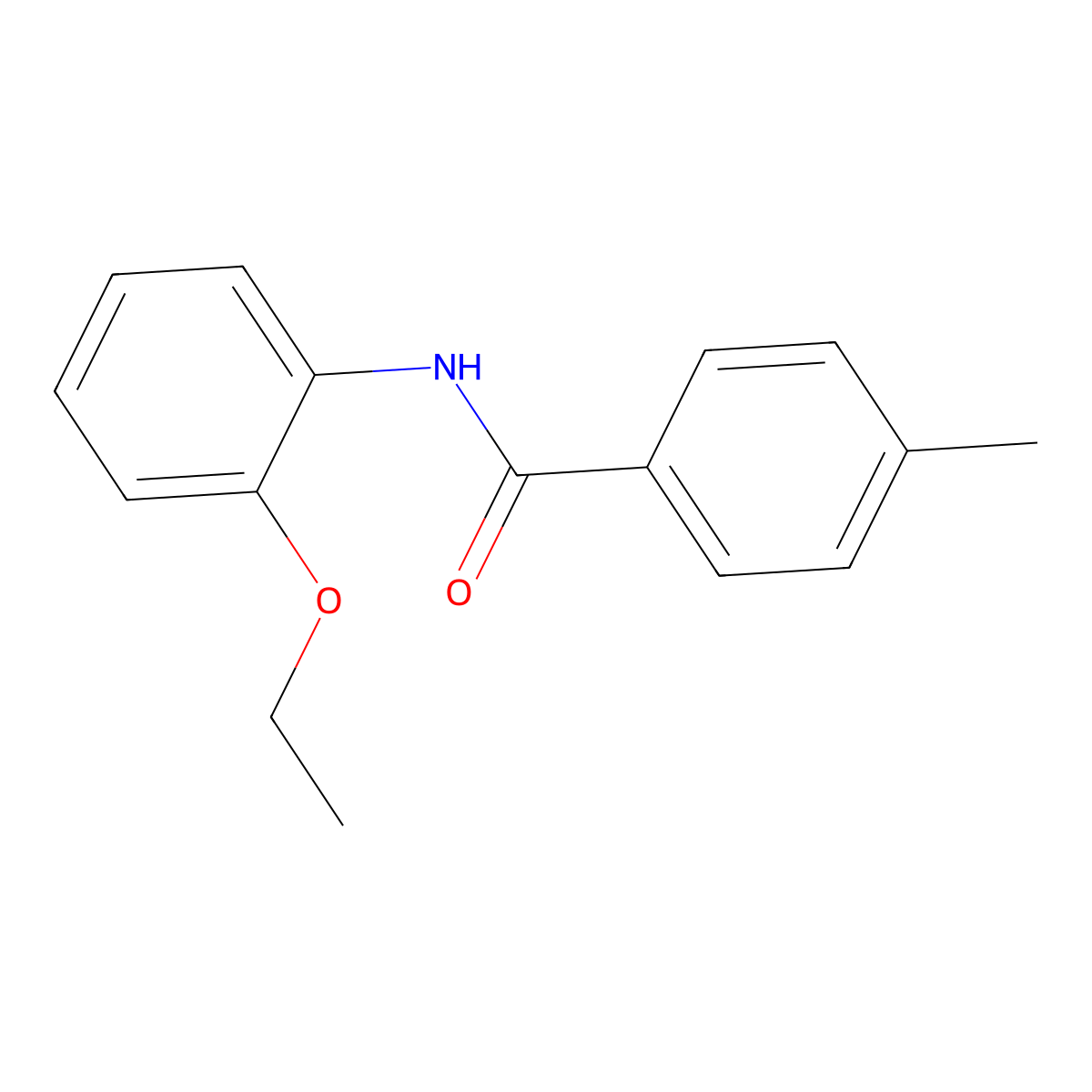 N-(2-ethoxyphenyl)-4-methylbenzamide molecular structure, CAS 326898-79-7