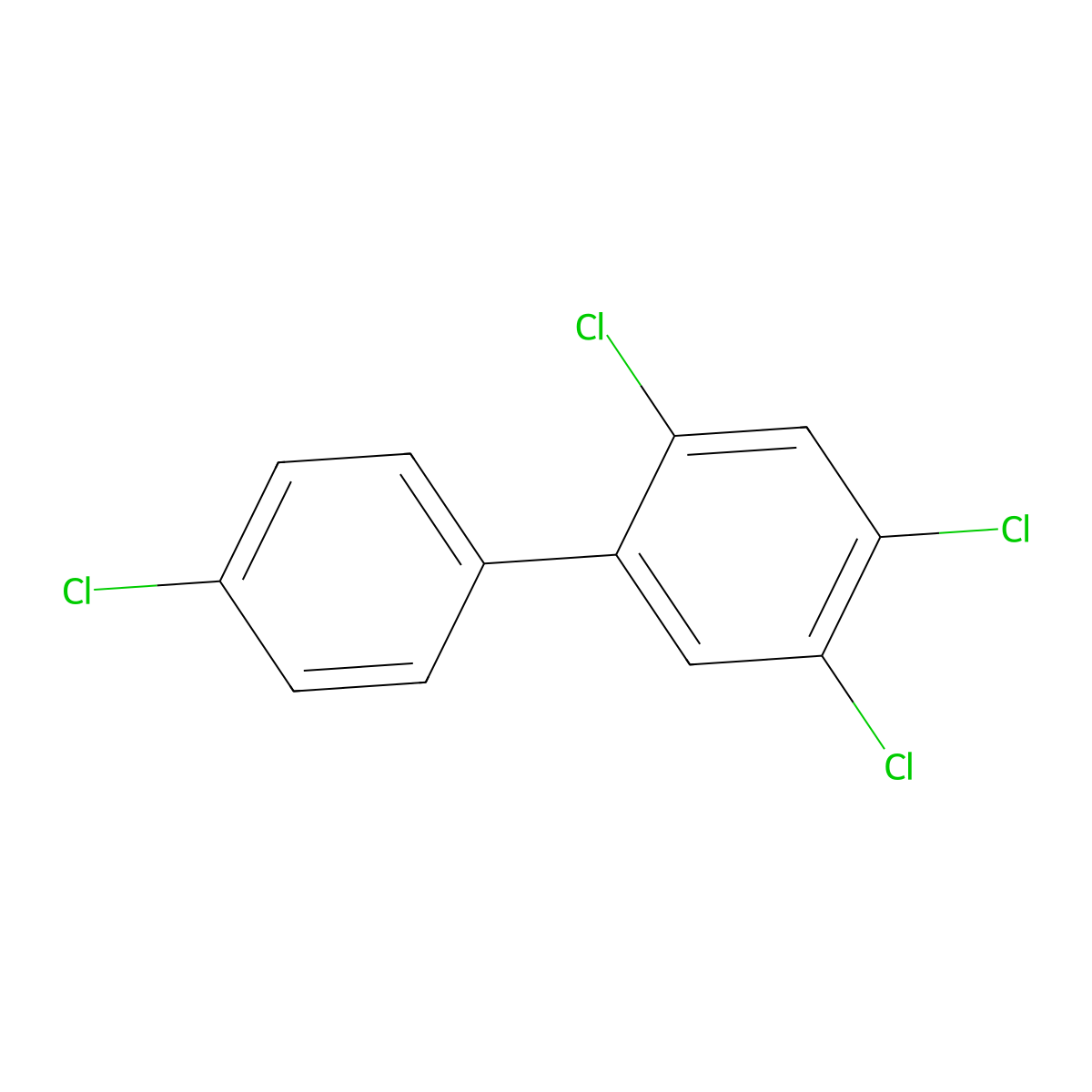 Pcb 74 molecular structure, CAS 32690-93-0