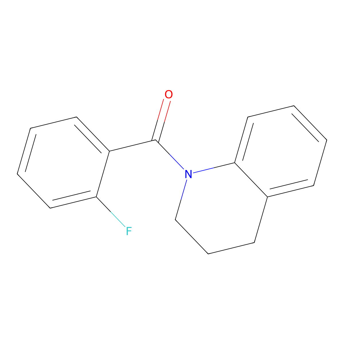 1-(2-Fluorobenzoyl)-1,2,3,4-tetrahydroquinoline molecular structure, CAS 326902-13-0