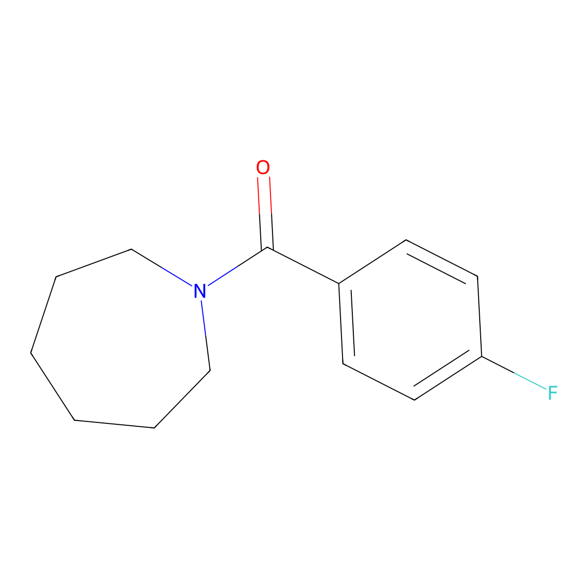 1-(4-Fluorobenzoyl)azepane molecular structure, CAS 326902-28-7
