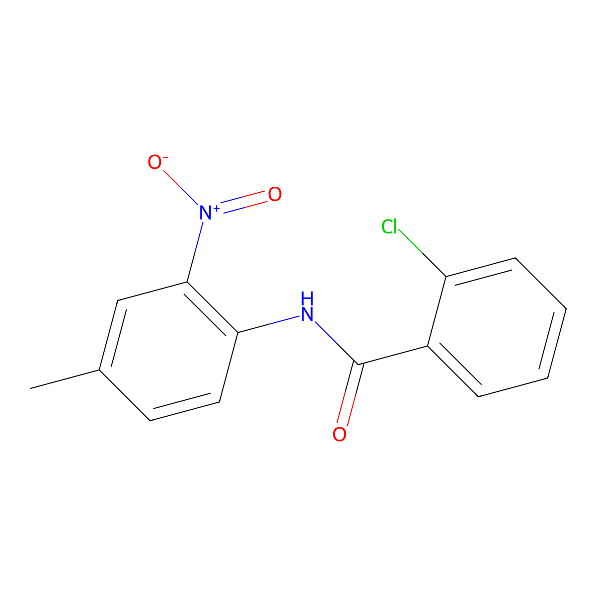 2-chloro-N-(4-methyl-2-nitrophenyl)benzamide molecular structure, CAS 326903-05-3
